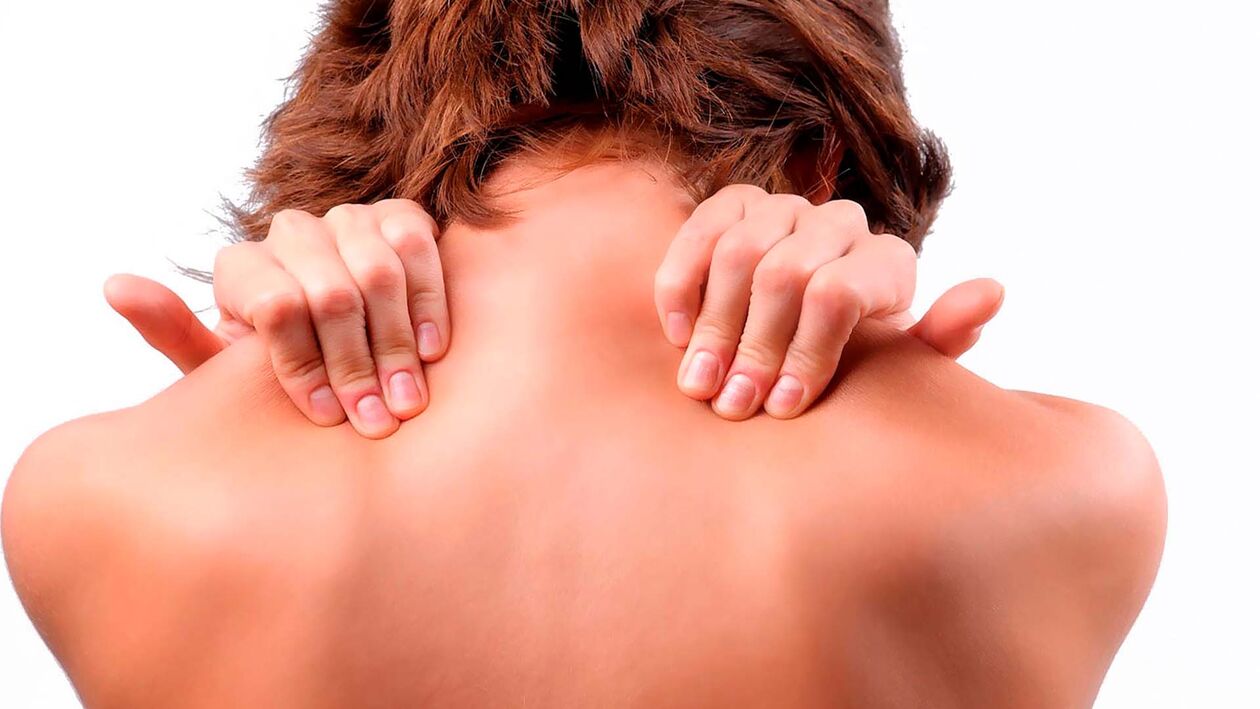 sāpes ar dzemdes kakla osteohondrozi